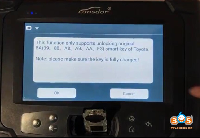 Toyota 8a Key Unlock Lonsdor 6