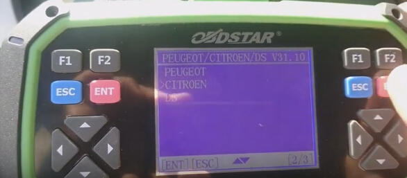 OBDSTAR X300 Pro3 Read Citroen Berlingo 2013 pin code 4