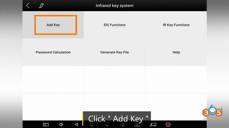 Xtool KC501 + X100 Pad3 add Mercedes Infrared Key via OBD 5