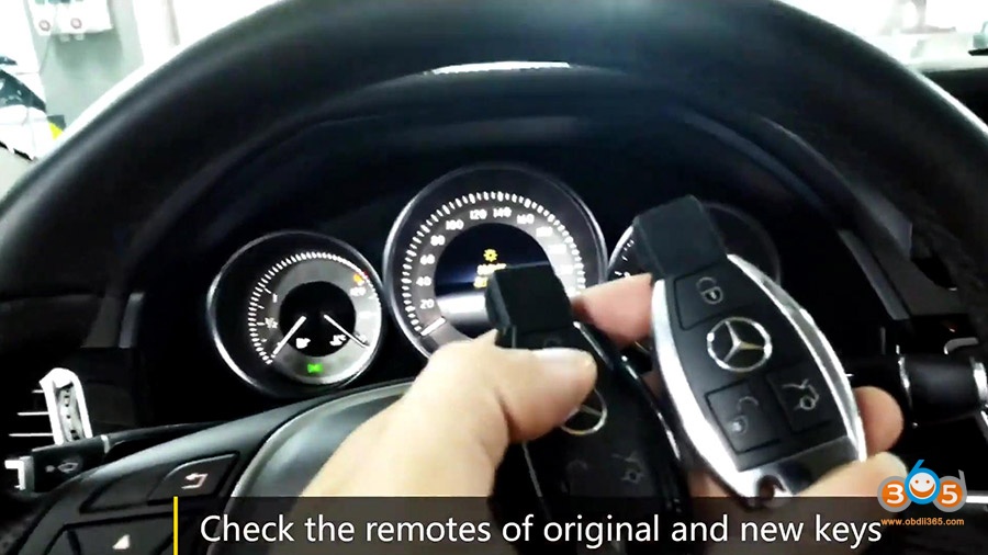 Xtool KC501 + X100 Pad3 add Mercedes Infrared Key via OBD 26