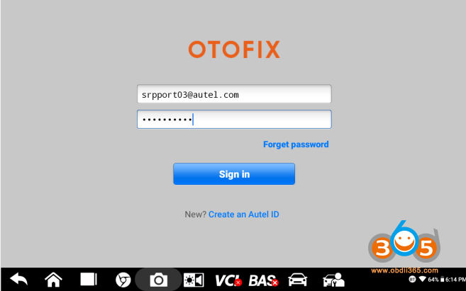 Register Update Autel Otofix Im1 07