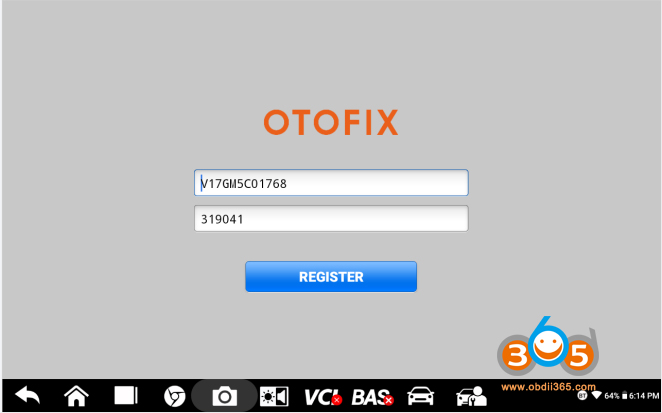 Register Update Autel Otofix Im1 09