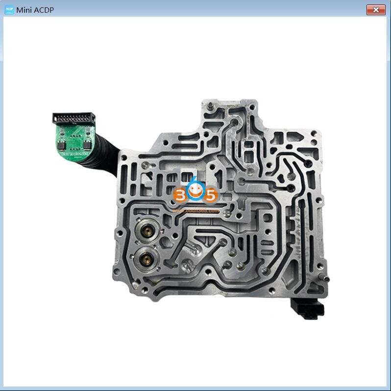 connect DQ250(02E/0D9) gearbox model with ACDP 3