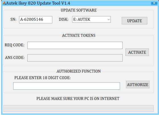 Activate Autek Ikey820 New Software License 3