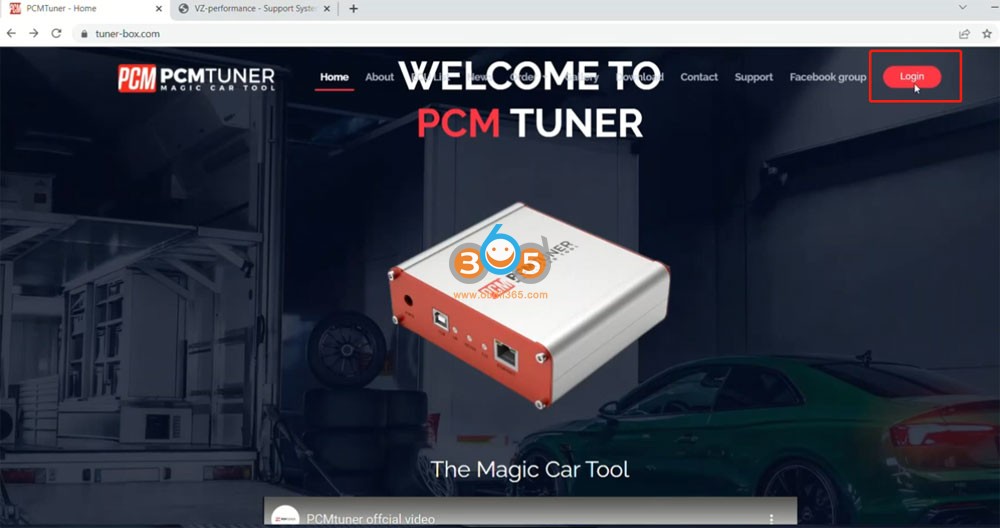 use pcmtuner tuner-box-account 2