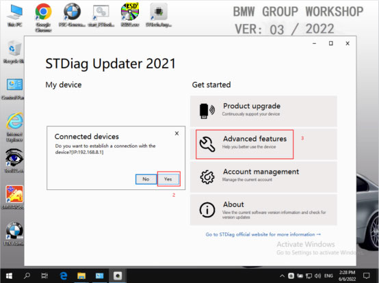 Configure Godiag V600 with ISTA 4.35.2 and Up 3