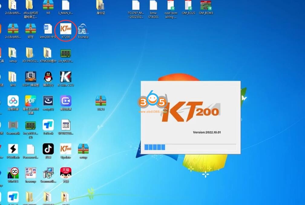 update kt200 software 9