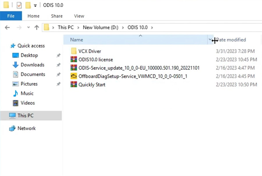 vnci 6154a odis v10.0 install and firmware upgrade 1