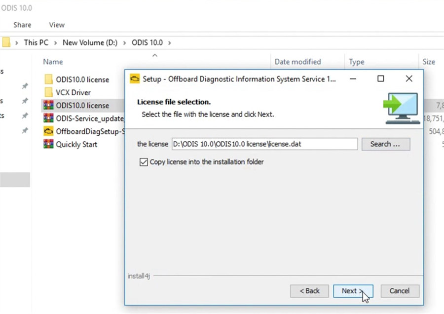 vnci 6154a odis v10.0 install and firmware upgrade 4