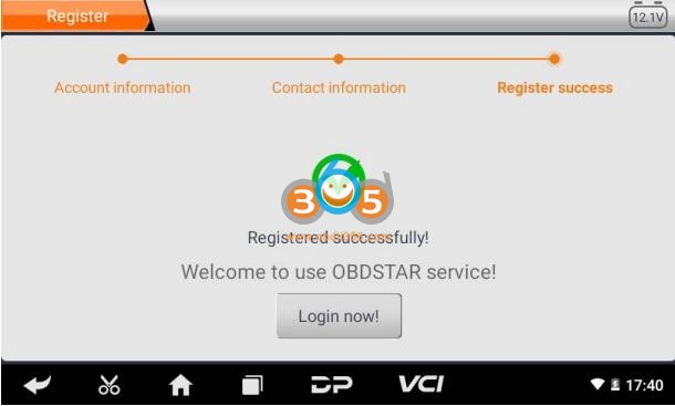 register obdstar iscan tablets  5