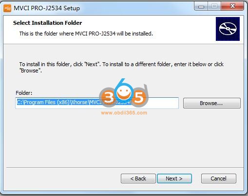 Install Xhorse MVCI Pro j2534 driver 2