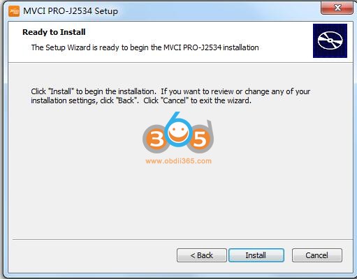 Install Xhorse MVCI Pro j2534 driver 3