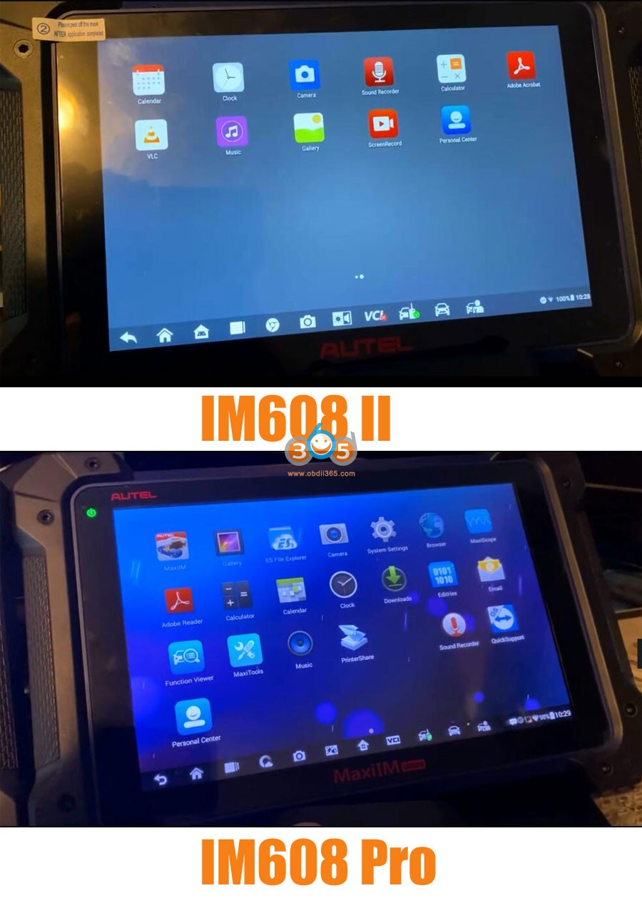 Autel MaxiIM IM608 Pro II vs IM608 Pro 12