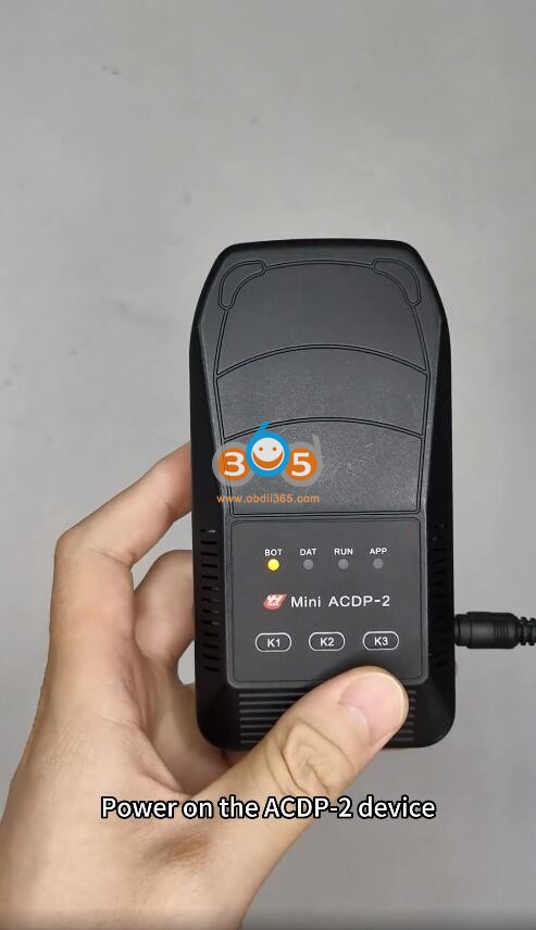 connect yanhua acdp2 with Android via USB 1