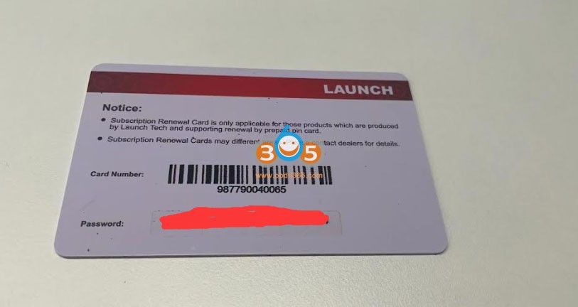 update launch crp919 via renew card 4