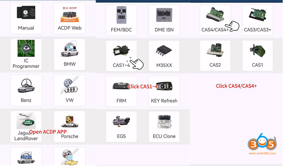 Yanhua Mini ACDP BMW CAS4/CAS4+ Mileage Correction 2