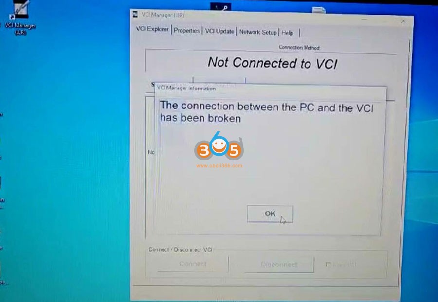 VNCI JLR DoIP Not Connect to VCI 5
