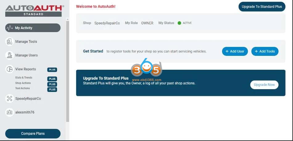 Access the AutoAuth on Topdon Diagnostic Tool 6
