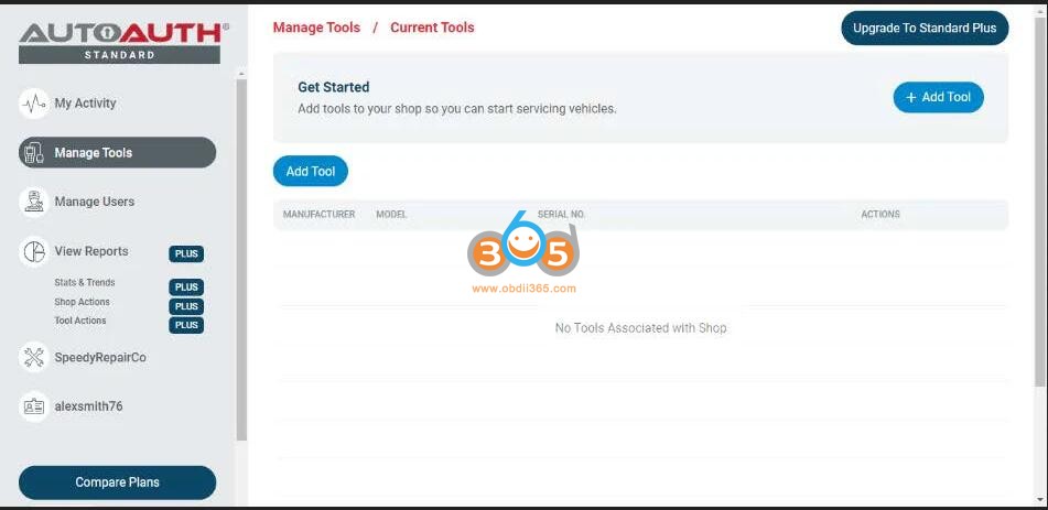 Access the AutoAuth on Topdon Diagnostic Tool 7