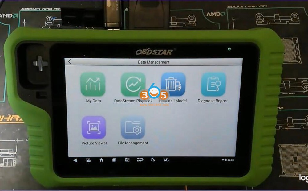 Transfer OBDSTAR X300 Classic G3 Files from Tablet to PC 5
